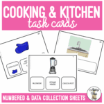 Cooking & Kitchen Supplies Task Cards