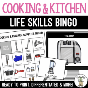 Cooking & Kitchen Supplies BINGO Game
