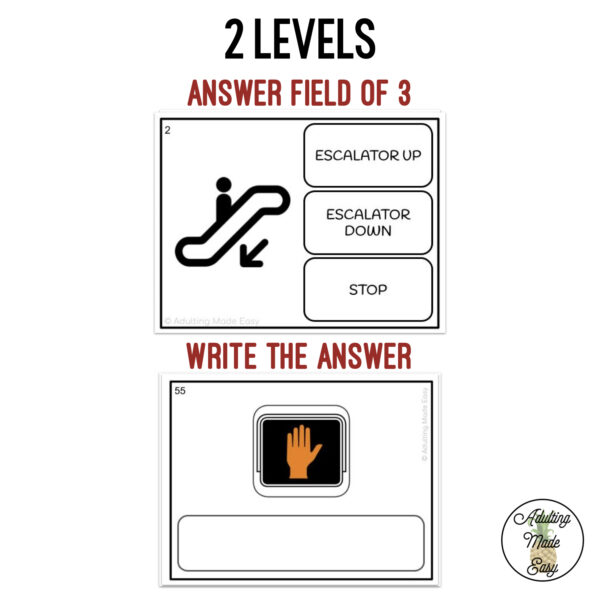 Community Signs Mobility Training Task Cards - Image 2