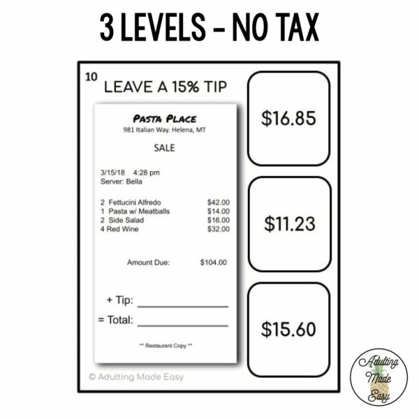 Calculating Tip Task Cards - Image 4
