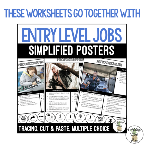 Entry Level Jobs Comprehension Worksheets - Image 5