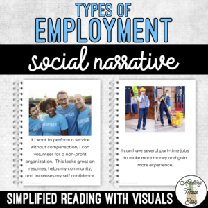 Unit 2 Types of Employment Social Narrative