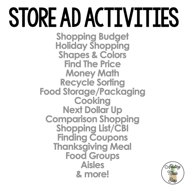 Environmental Print {Cut & Paste} Life Skills Activities BUNDLE - Image 3