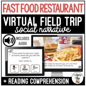 Fast Food Virtual Field Trip Social Narrative & Comprehension Google Slides SS