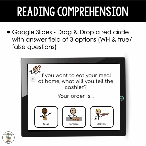 Fast Food Virtual Field Trip Social Narrative & Comprehension Google Slides SS - Image 4