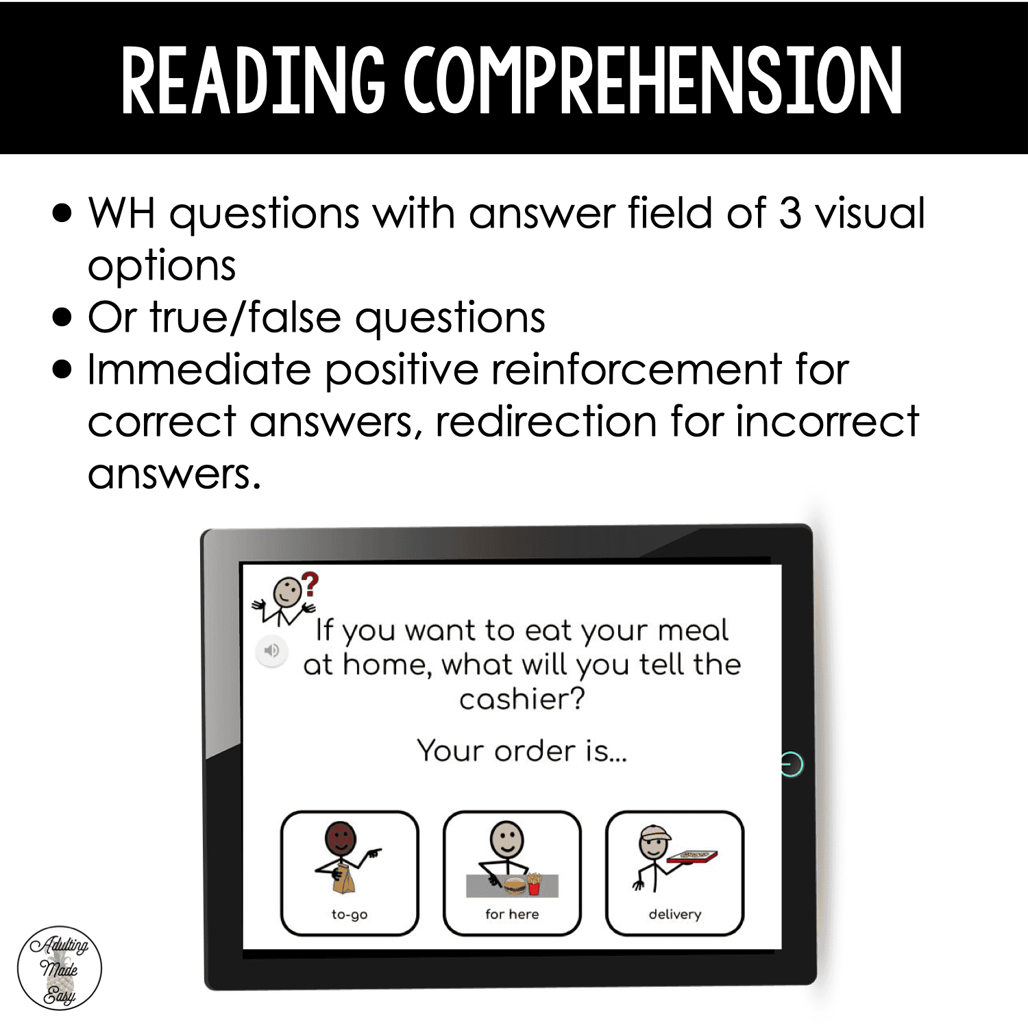 Fast Food Virtual Field Trip Social Narrative & Comprehension Boom Cards SS - Image 4