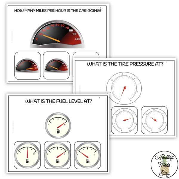Reading Gauges & Meters Digital Task Cards - Image 2