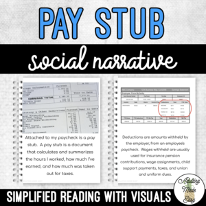 Unit 9 Understanding Pay Stubs - Social Narrative