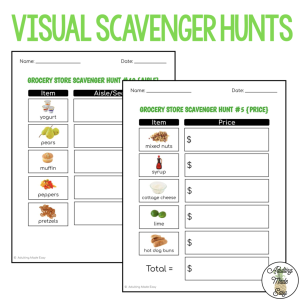 Grocery Store CBI Scavenger Hunt Activities & File Folders - Image 4