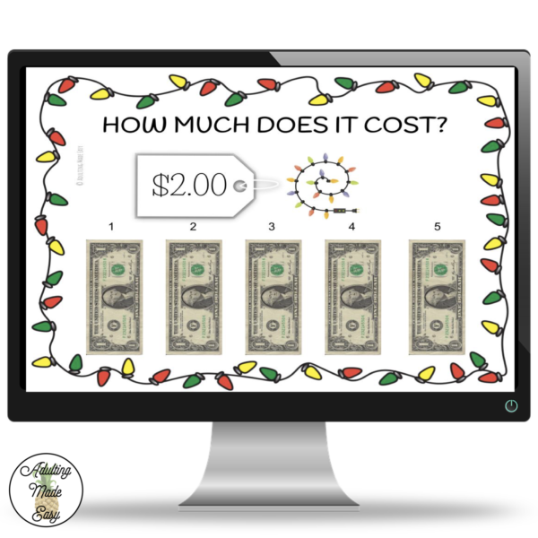 Holiday How Much Does It Cost? Digital Task Cards - Image 2