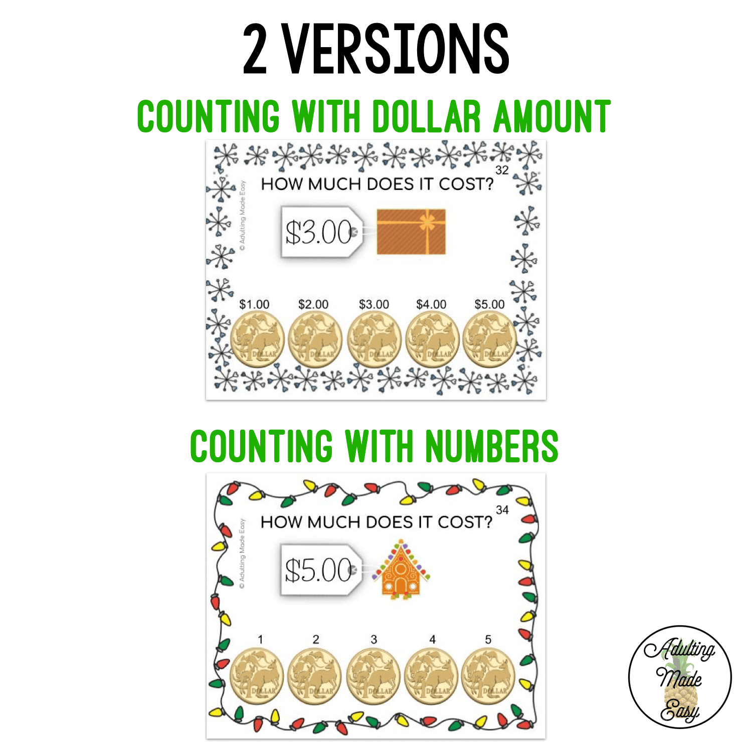 How Much Does It Cost? Holiday Task Cards AUSTRALIAN - Image 2