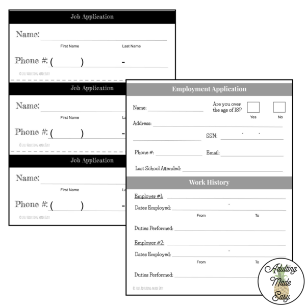 Job Application Practice Google Slides & Boom Cards Typing Activity - Image 3