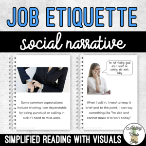 Unit 7 Job Etiquette Social Narrative