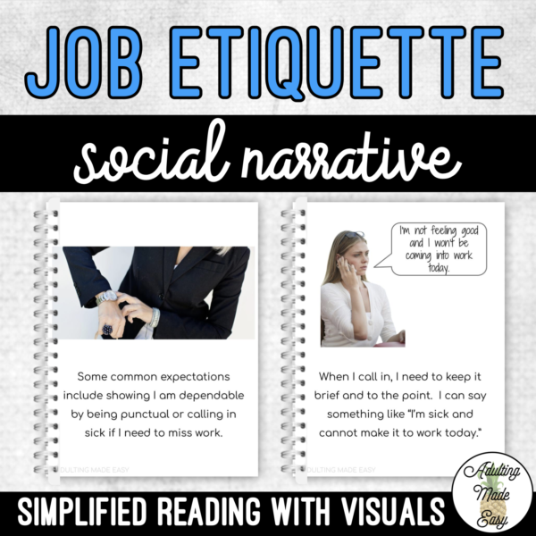 Unit 7 Job Etiquette Social Narrative