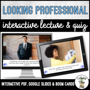 Unit 1 Looking Professional - Digital Interactive Lecture