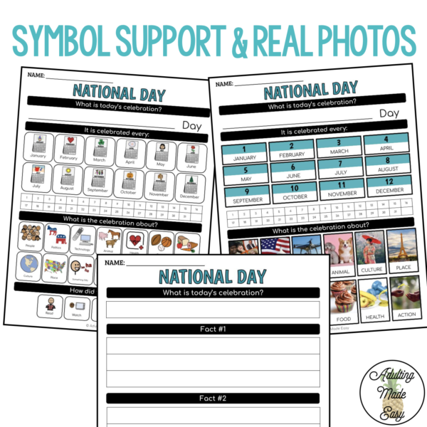 National Day Celebration Worksheet SS - Image 3