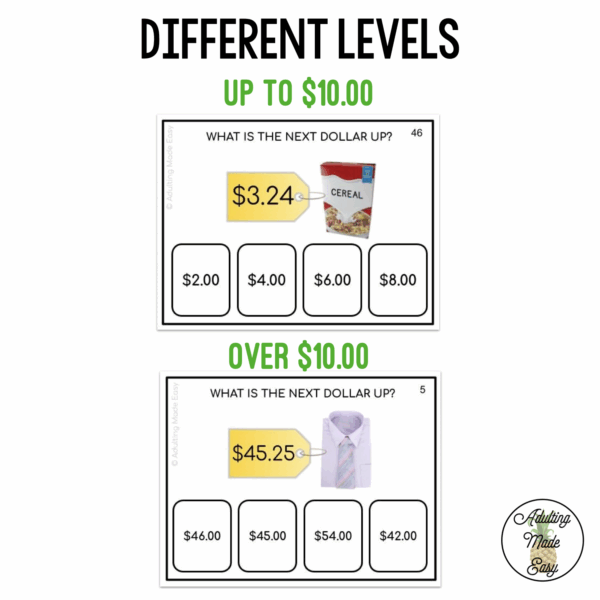 Next Dollar Up Field of 4 Task Cards - Image 3
