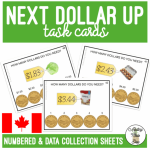 Next Dollar Up - How Many Dollars Do I Need? Task Cards