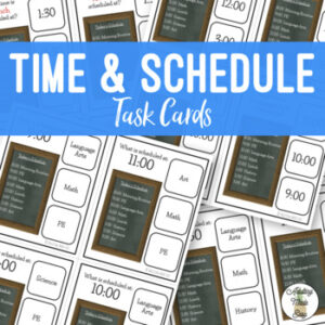 Time & Schedule Task Clip Cards