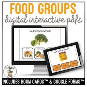 Which Food Group? Nutrition Digital Task Cards