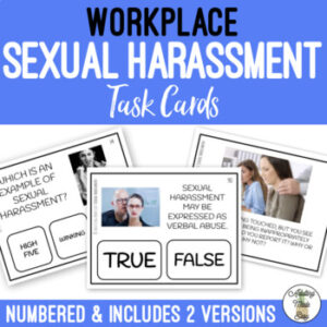 Workplace Sexual Harassment Task Cards
