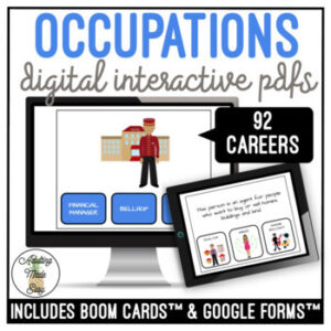 Occupations Digital Task Cards