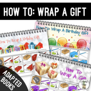 How To: Wrap a Gift Adapted Book & Google Slides