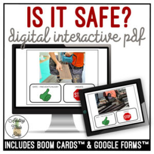 Is It Safe? Digital Task Cards