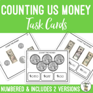 Counting Money Task Cards