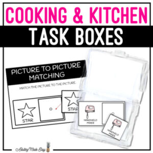 Cooking & Kitchen Task Boxes - Picture to Picture Matching