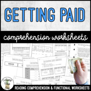 Unit 9 Getting Paid - Reading Comprehension & Functional Worksheets