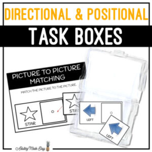 Directional & Positional Task Boxes - Picture to Picture Matching
