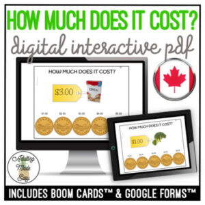 CANADIAN How Much Does It Cost? Digital Task Cards