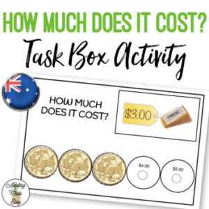 AUSTRALIAN How Much Does It Cost? Task Box Activity