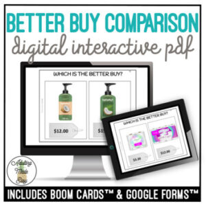 Better Buy Comparison Digital Task Cards