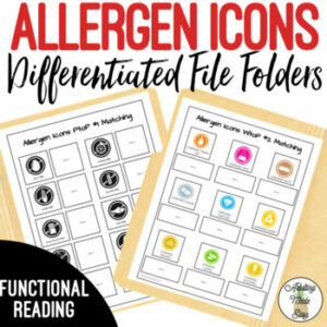 Allergen Icons File Folders