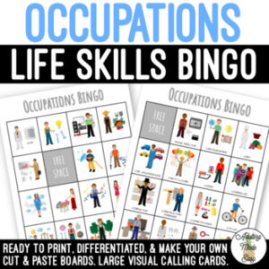 Occupations BINGO Game
