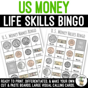 US Money BINGO Game
