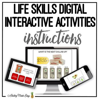 Digital Interactive PDF Activity Instructions