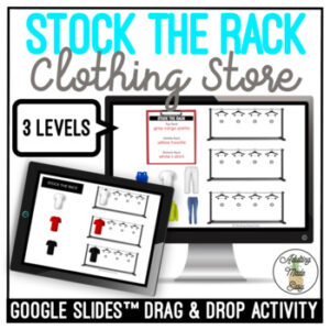 Stock the Rack (Clothing Store) Drag & Drop Google Slides