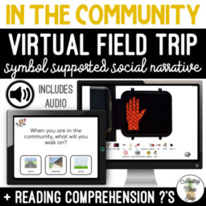 Community Virtual Field Trip Social Narrative & Comprehension Google Slides SS