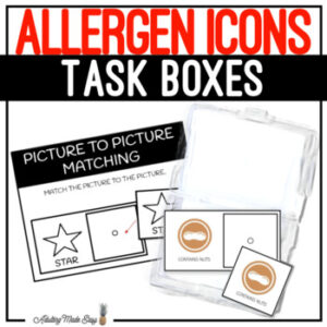 Allergen Icons Task Boxes - Picture to Picture