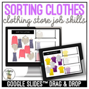 Sorting Clothes Google Slides Activity
