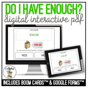 Do I Have Enough? Numeric Digital Task Cards