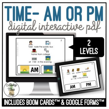 AM or PM Digital Interactive Activities SS