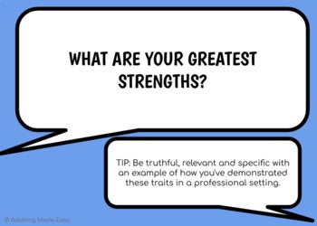 Mock Interview Prompts, Tips & Typing Activity - Image 2