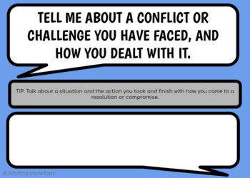 Mock Interview Prompts, Tips & Typing Activity - Image 3