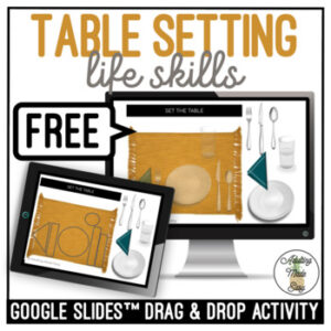 Setting a Table Drag and Drop Google Slides Activity