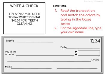Writing Checks & Receipts Typing Boom Cards - Image 4