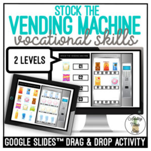 Stock the Vending Machine Drag & Drop Google Slides